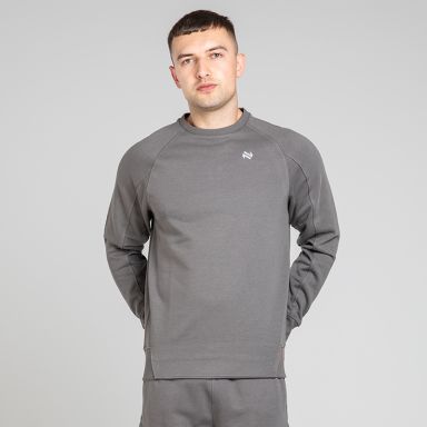 Men's Momentum Fleece Crew Neck Sweatshirt Dark Grey from O’Neills Sportswear