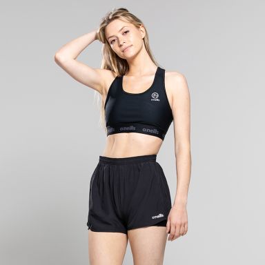 Women's Selena Athletic Shorts Black