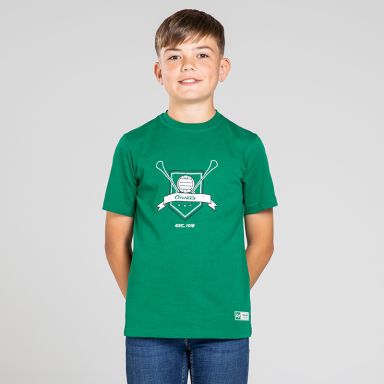 Green Kids' A Chara Harp T-Shirt by O’Neills.