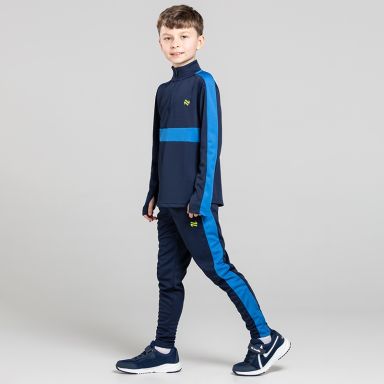O’Neills Kids' Unleash Tracksuit Set with matching Half Zip and Bottoms in Marine / Royal