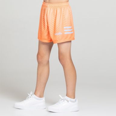 Orange O’Neills Kids' Nova shorts with adjustable drawcord waistband