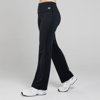 Women’s Black Relaxed Fit Yoga Pants with pocket on inner waistband by O’Neills.