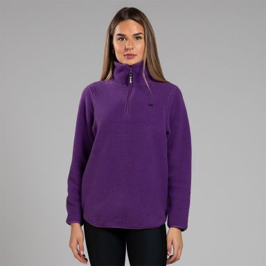 Purple Women’s Pearl Half Zip Sherpa Fleece from O’Neills