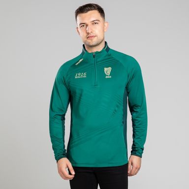 Green Men's 1916 Discovery Half Zip Top from O'Neills 