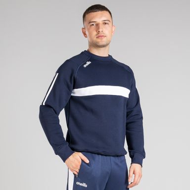 Navy Men's Aspire Crew Neck Fleece Sweatshirt by O’Neills.