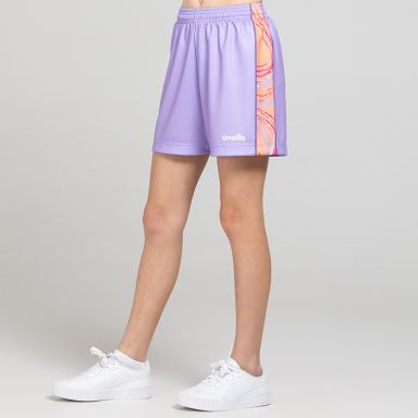 Purple O’Neills Kids’ Taylor Shorts with an elasticated waistband