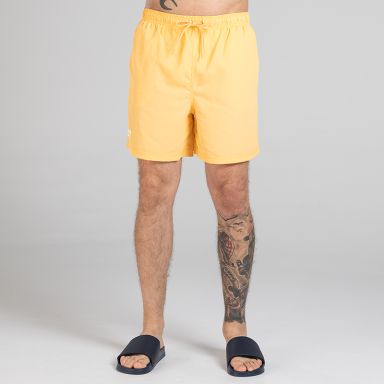 Yellow Bay Swim Shorts with two side pockets and inner mesh lining by O’Neills. 
