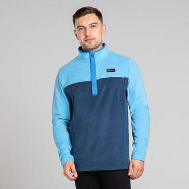 Men's Fortress Snap Button Fleece Blue from O’Neills 