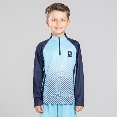 Blue and navy Max Midlayer Half Zip Top from O’Neills 