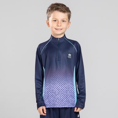 Navy purple and blue Max Midlayer Half Zip Top from O’Neills 