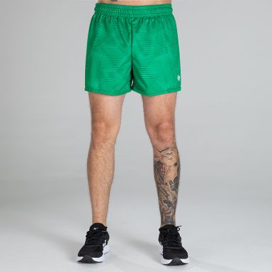 Green Sydney Shorts with elasticated waistband by O’Neills.