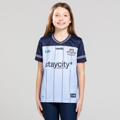 Sky Dublin GAA Kids’ Home Jersey 2026 from O’Neills.