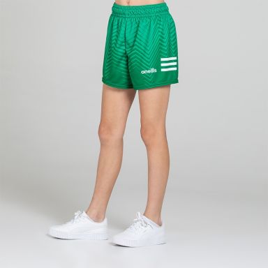 Green O’Neills Kids' Nova shorts with adjustable drawcord waistband
