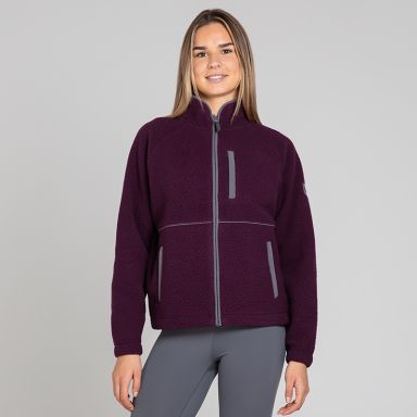 Women's Luxe Full Zip Fleece Top Purple from O’Neills