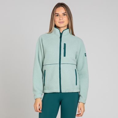 Women's Luxe Full Zip Fleece Top Green from O’Neills