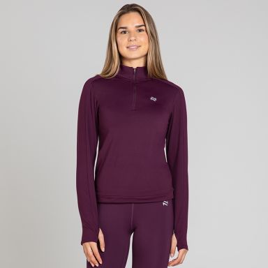 Women's Emery Brushed Half Zip Top Purple from O’Neills 