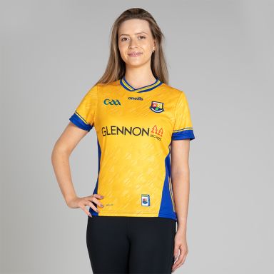 O’Neills Amber Longford GAA Women's Alternative Jersey 2025 by O’Neills.