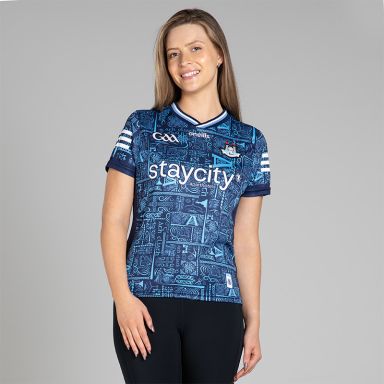 Navy Dublin GAA Women's Fit Alternative Goalkeeper Jersey 2025 from O'Neills,