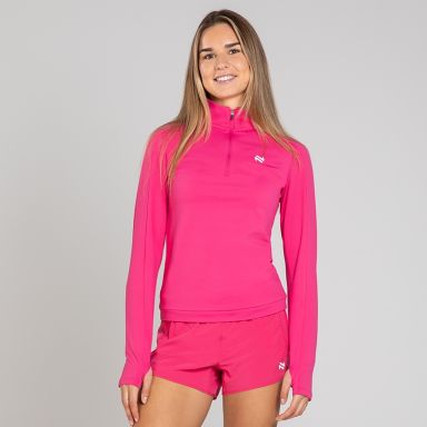Women's Emery Brushed Half Zip Top Pink from O’Neills 