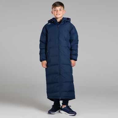 Navy Kids Galaxy Quilted Sub Coat from O’Neills with removable hood.  