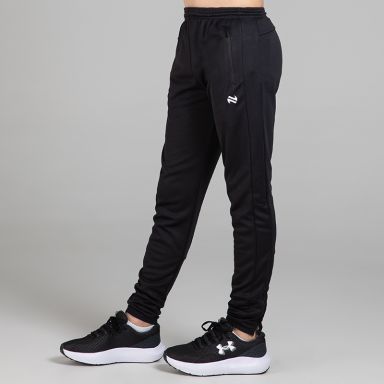 Black Kids' Rapid Squad Skinny Tracksuits from O’Neills Sportswear featuring two zipped pockets. 