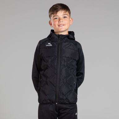 O’Neills Kids' Vortex Lightweight Hooded Padded Jacket Black