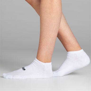 White Cushioned Low Trainer Socks 3 Pack with O’Neills branding.