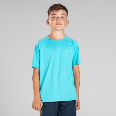Blue Impact Kids T-Shirt with short sleeves and contrasting print by O’Neills