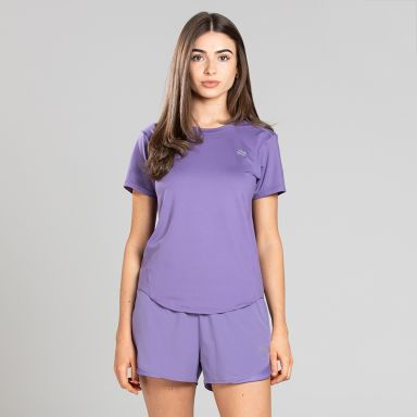 Purple Women’s Ember Training T-Shirt with soft stretch fabric