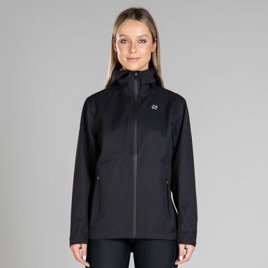 Black Women’s Ivy Rain Jacket with hood by O’Neills