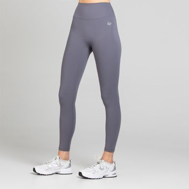 Grey Women’s Ember Full Length Leggings with high rise waistband 