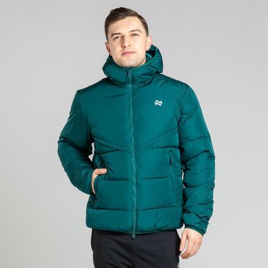 O’Neills Men's Olympus Hooded Padded Jacket in Bottle– A lightweight padded winter jacket