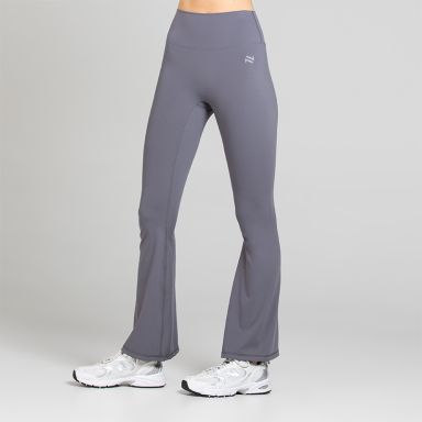 Grey Women’s Ember Flared Leggings with soft stretch fabric