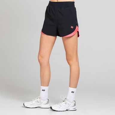 Black Women’s Ember Training Shorts with zipped pockets and a drawcord waistband 