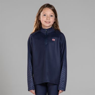 Kids’ Harper Half Zip Marine by O’Neills