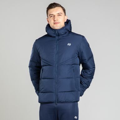 O’Neills Men's Olympus Hooded Padded Jacket in Marine– A lightweight padded winter jacket