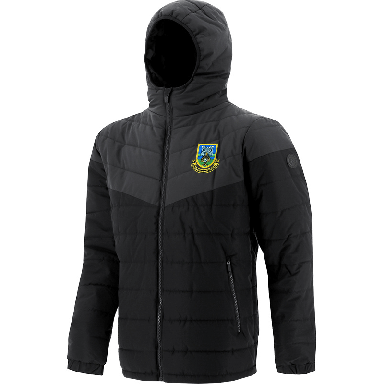 Ballyagran Camogie Club Men's Maddox Hooded Padded Jacket Black