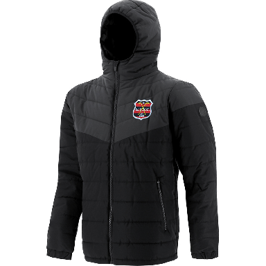Glen Urquhart Shinty Club Men's Maddox Hooded Padded Jacket Black