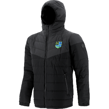 North Meath RFC Kids' Maddox Hooded Padded Jacket Black