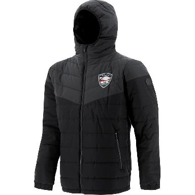 RAPID 33 Kids' Maddox Hooded Padded Jacket Black