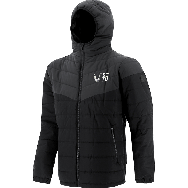 SETU Carlow Men's Maddox Hooded Padded Jacket Black