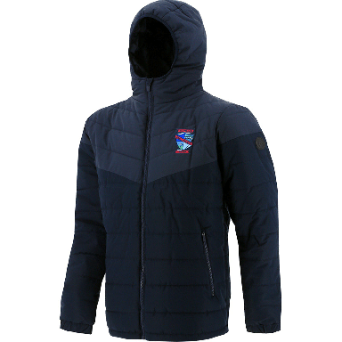 Athea United AFC Kids' Maddox Hooded Padded Jacket Marine