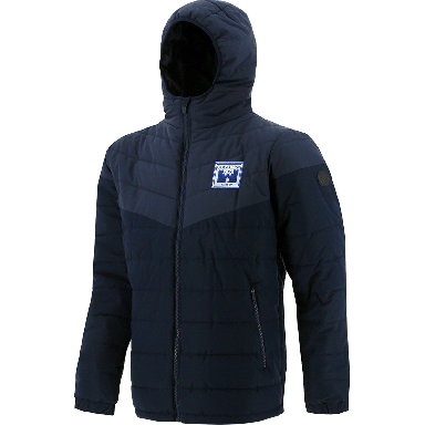 Castle United AFC Men's Maddox Hooded Padded Jacket Marine