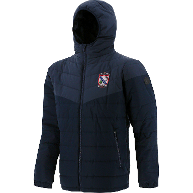 Oylegate Glenbrien Camogie Club Men's Maddox Hooded Padded Jacket Marine