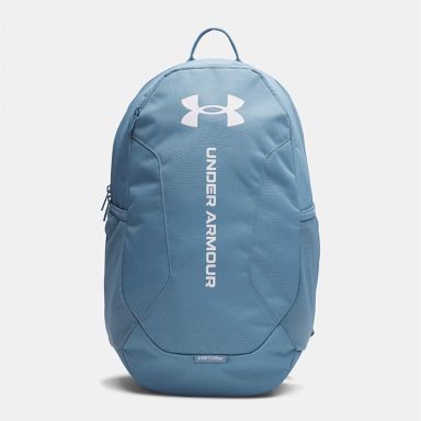 Blue and white Under Armour UA Hustle Lite Backpack from O'Neills