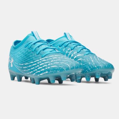 Under Armour Kids' UA Magnetico Select 5 FG Football Boots Blue Blur / Boundless Blue / White From O'Neills