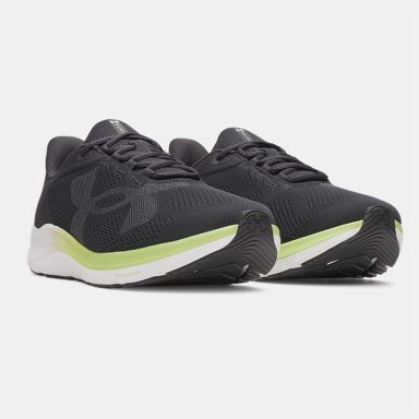 Men's Grey Under Armour Pursuit 4 Big Logo Running Shoes from O'Neills.