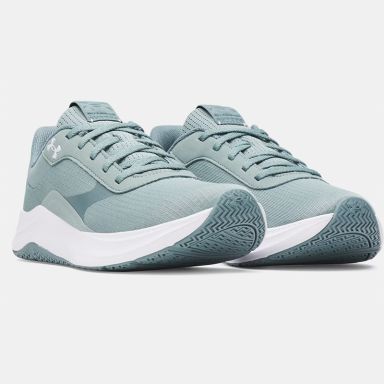 Blue and white Under Armour Women's Aurora 3 Trainers from O'Neills