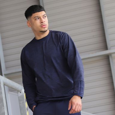 Men's Loxton Brushed Crew Neck Top Marine
