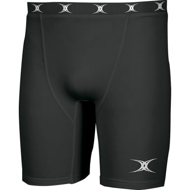 Men's Black Gilbert Atomic X II Undershort, with flat lock seams from O'Neills.